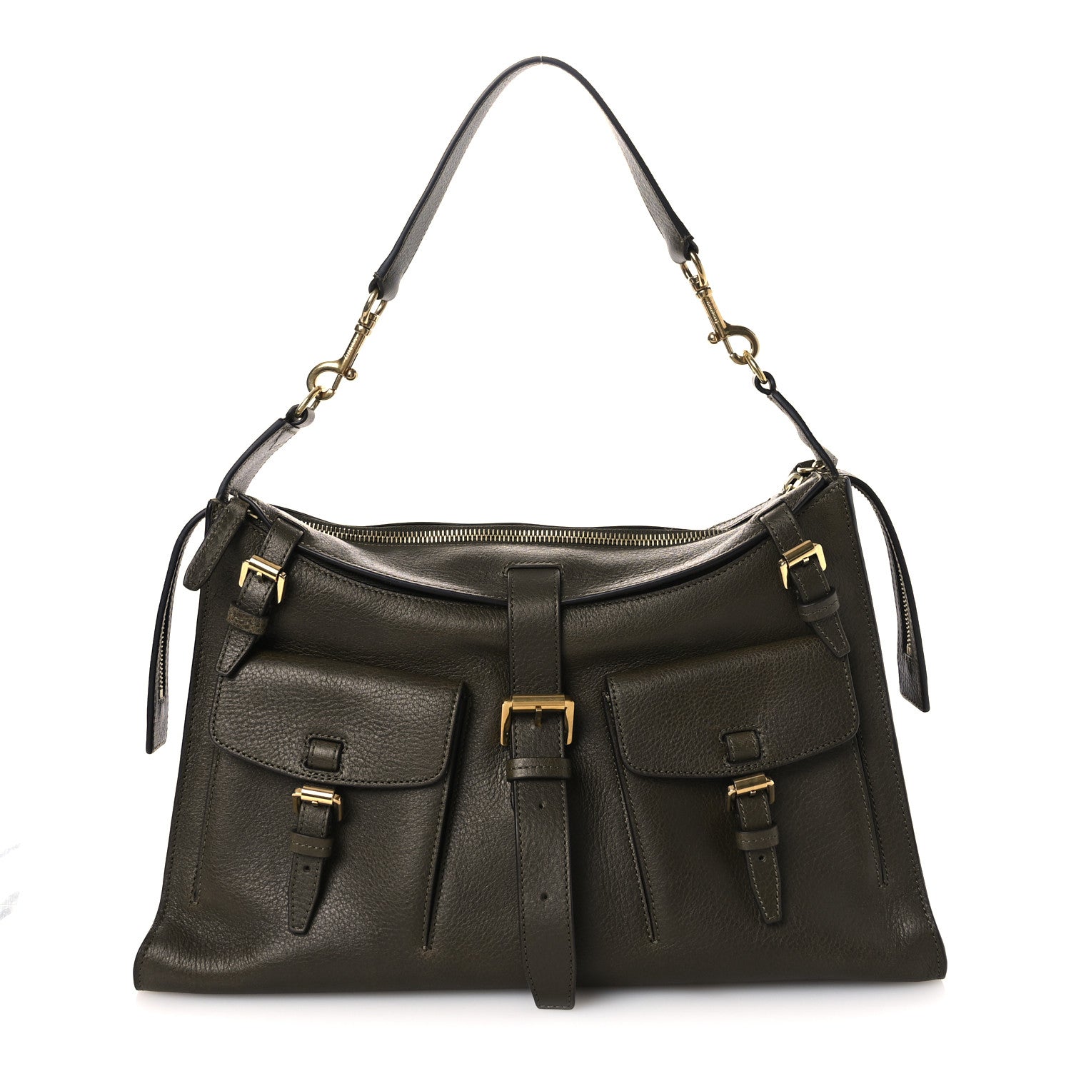 Mulberry Legacy NVT Roxanne Shoulder Bag Juniper Green 1 of 12