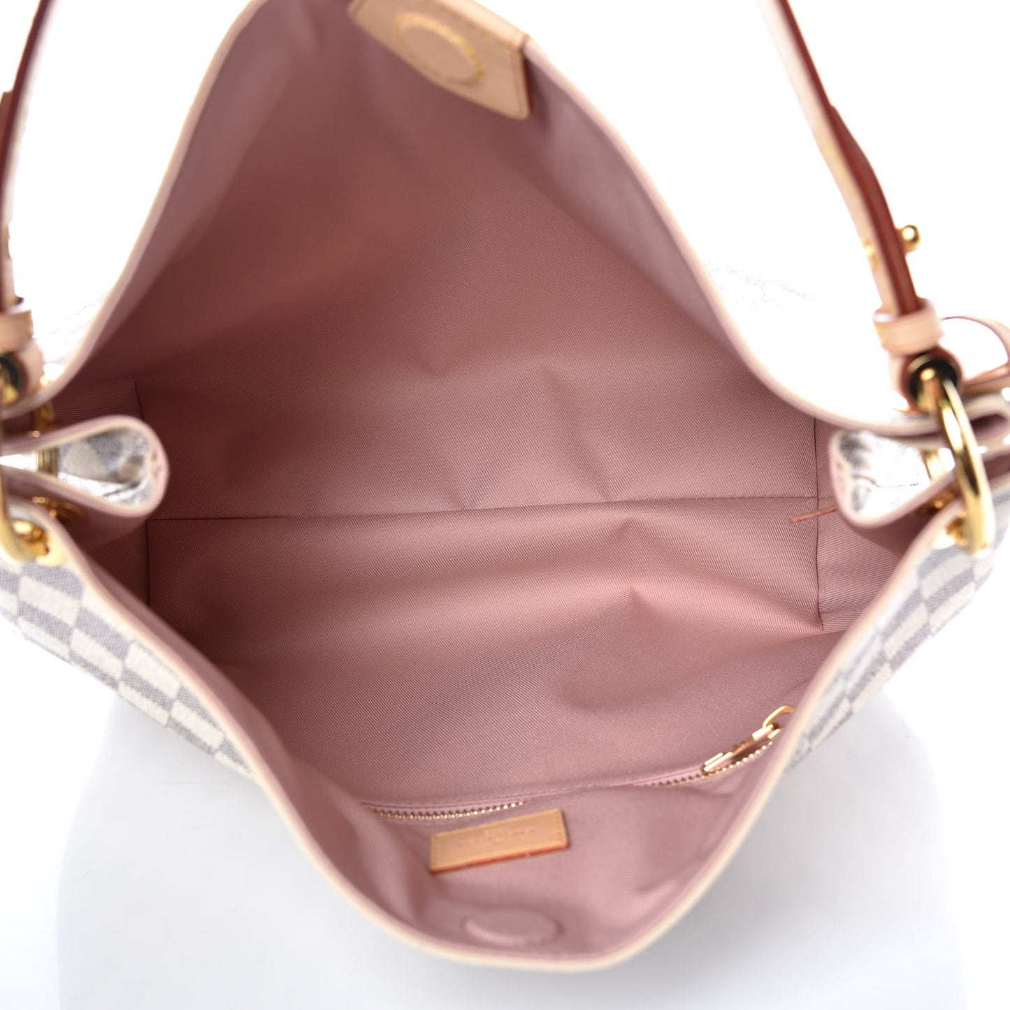 Damier Azur Graceful PM Rose Ballerine