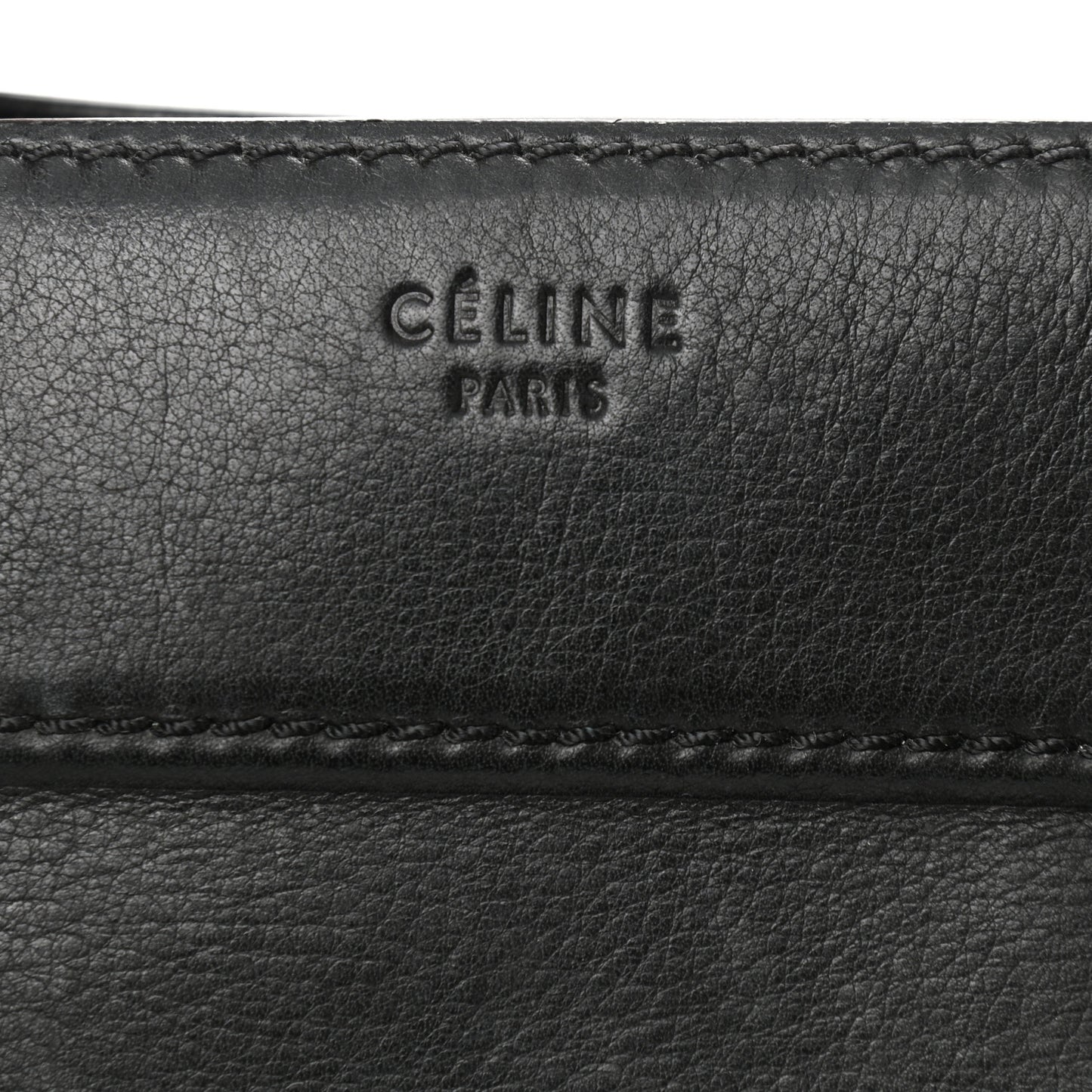 Supple Calfskin Medium Phantom Luggage Black