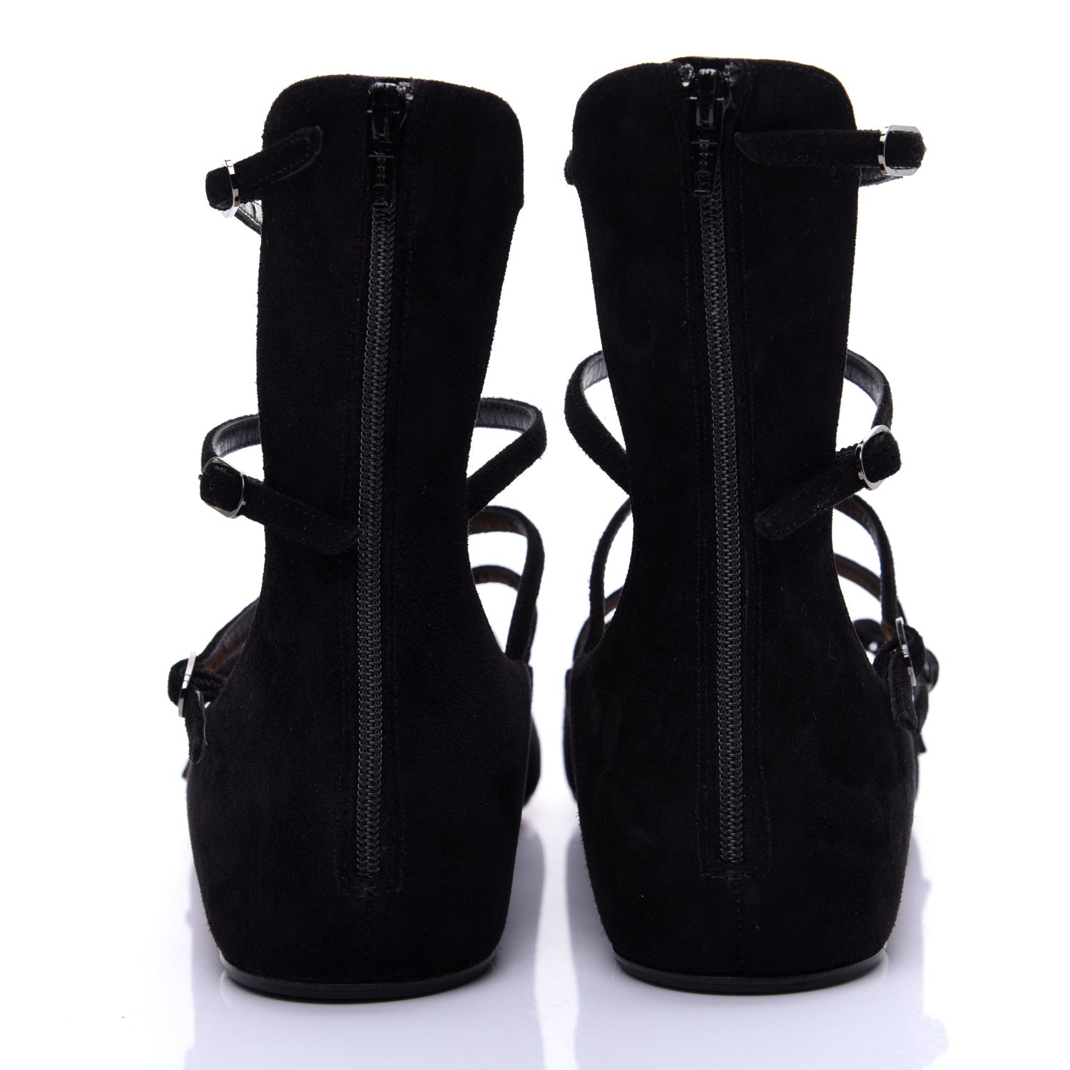 Christian Louboutin Veau Velours Toerless Muse Ballerina Flats 35.5 Black 6 of 12