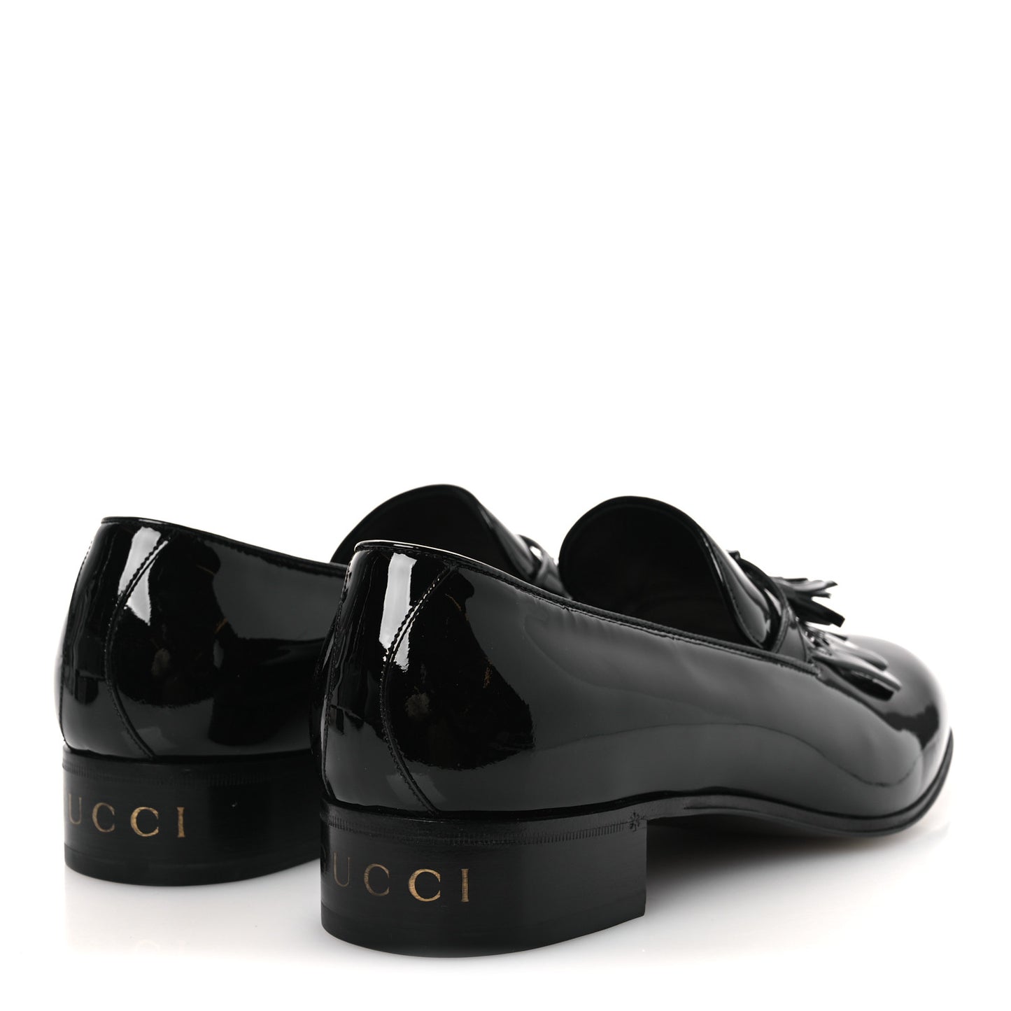 Vernice Crystal Mens Tassel Loafers 9.5 Black