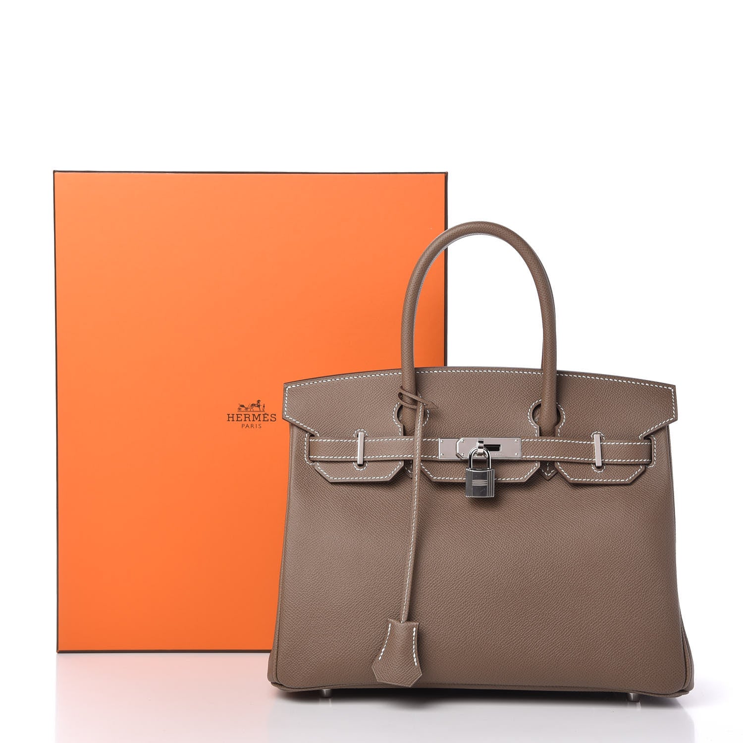 Hermes Epsom Birkin 30 Etoupe 11 of 11