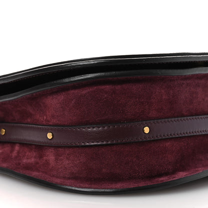 Chloe Calfskin Suede Medium Nile Bracelet Bag Sienna Red 9 of 13