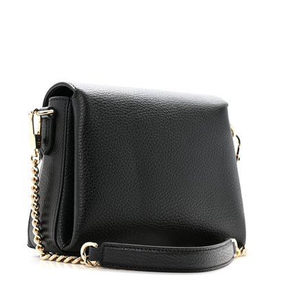 Gucci Dollar Calfskin Interlocking G Crossbody Bag Black 3 of 15