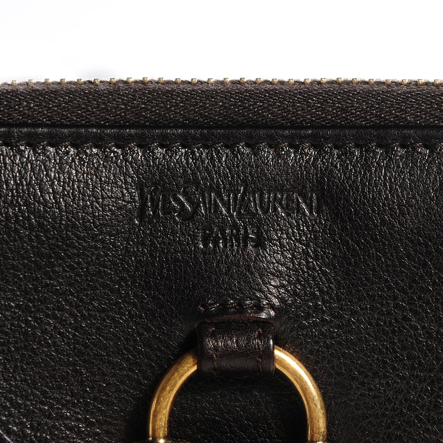 Leather Muse Zip Around Wallet Brown