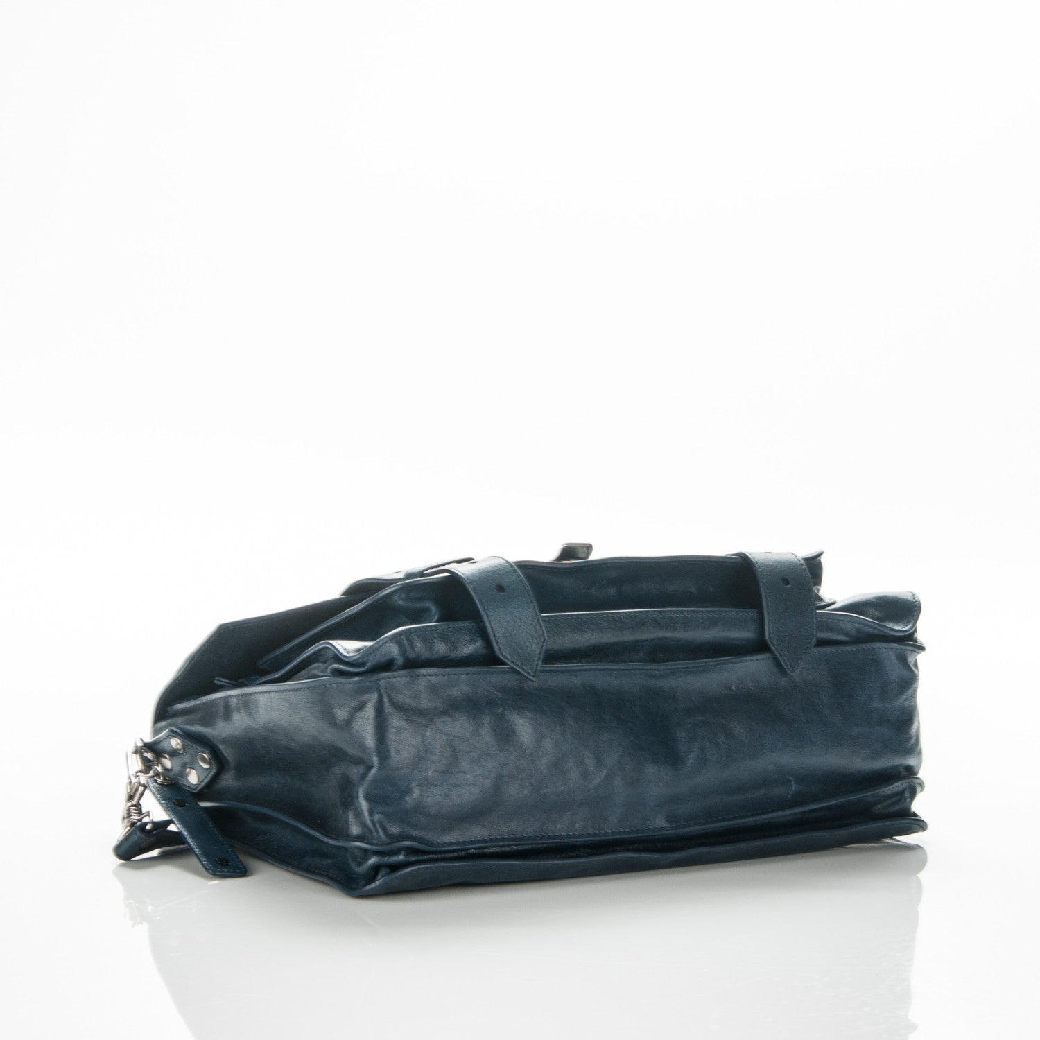 Proenza Schouler Lambskin Medium PS1 Satchel Navy 4 of 9