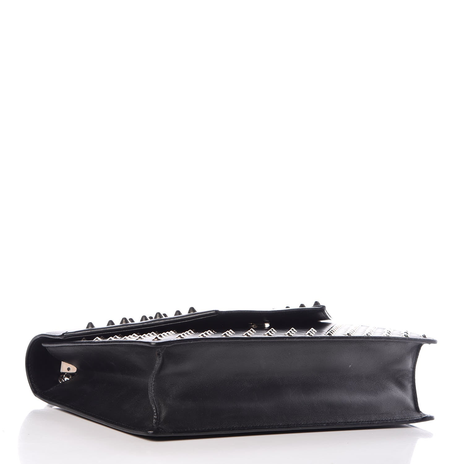 Saint Laurent Calfskin Studded Medium Betty Black 5 of 15
