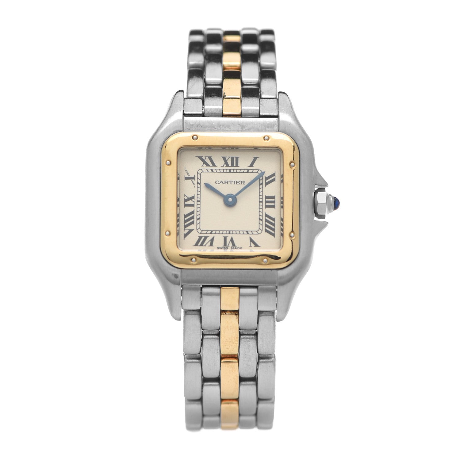 Cartier Stainless Steel 18K Yellow Gold 22mm Panthere Quartz Watch 1 of 6