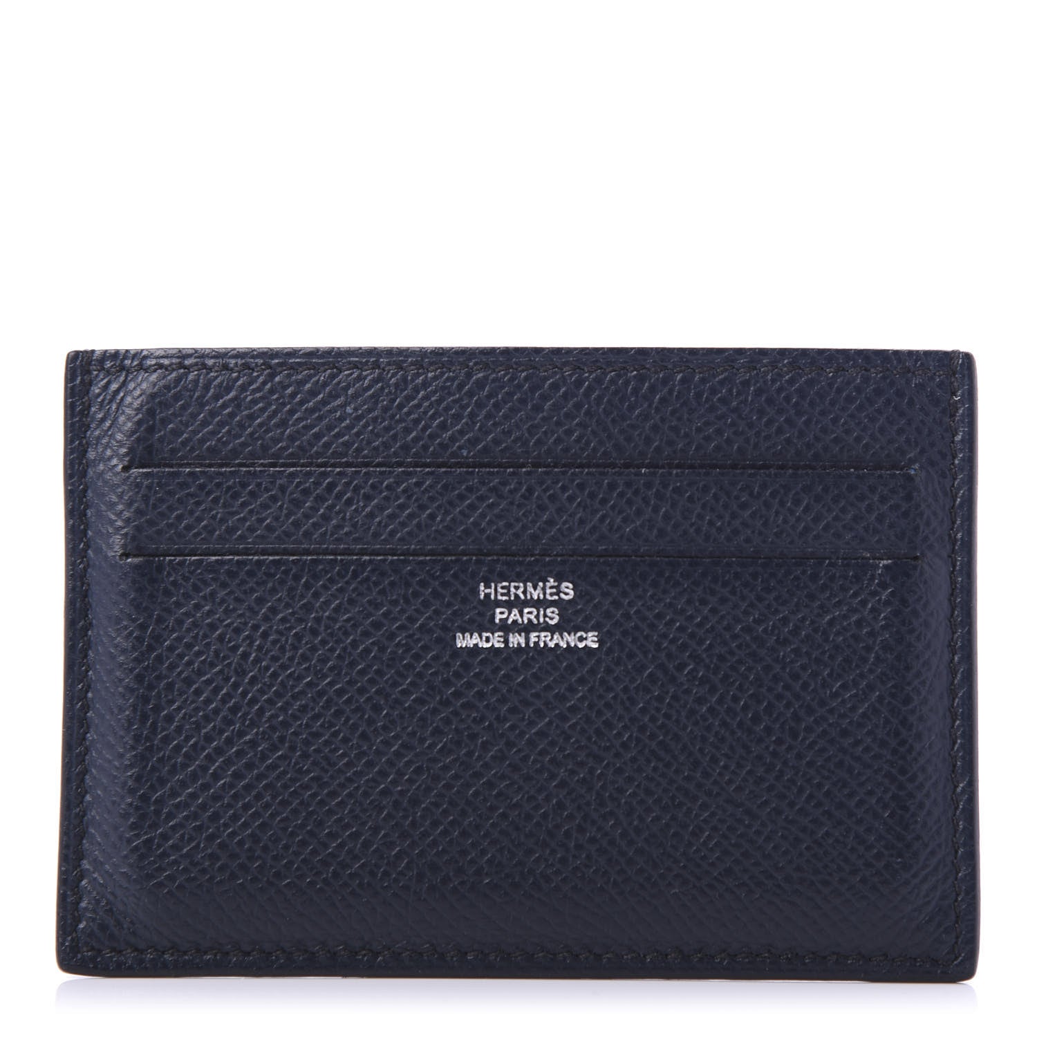 Hermes Epsom City 4CC Card Holder Bleu Indigo 1 of 7