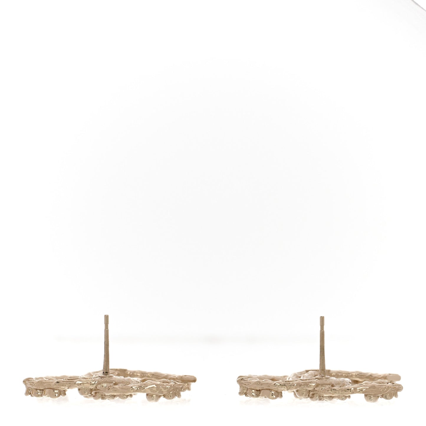 Crystal CC Camellia Earrings Gold
