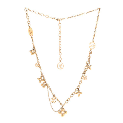 Louis Vuitton Metal Blooming Supple Necklace Gold 3 of 7
