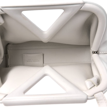 Bottega Veneta Calfskin The Point Triangle Bag Chalk 5 of 12