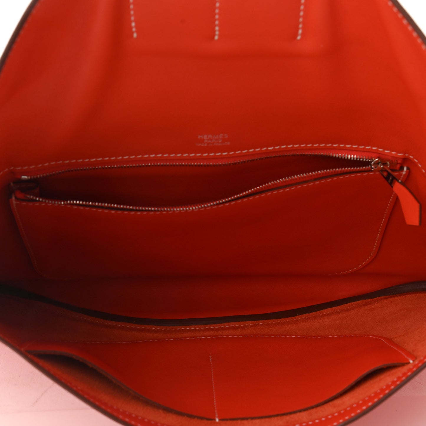 Swift Taurillon Clemence Vache Hunter Virevolte Pochette Orange Poppy