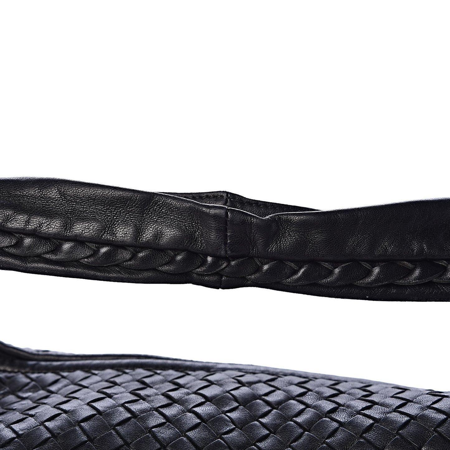 Nappa Intrecciato Maxi Veneta Hobo Black