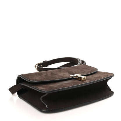 The Row Nubuck Calfskin Sofia E/W Crossbody Wood Brown 4 of 9