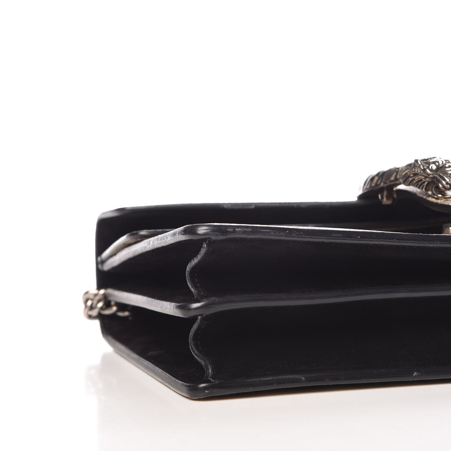 GG Supreme Monogram Small Dionysus Shoulder Bag Black