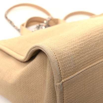 Chanel Mixed Fibers Medium Deauville Tote Beige 13 of 16