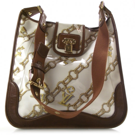 Monogram Charms Musette White