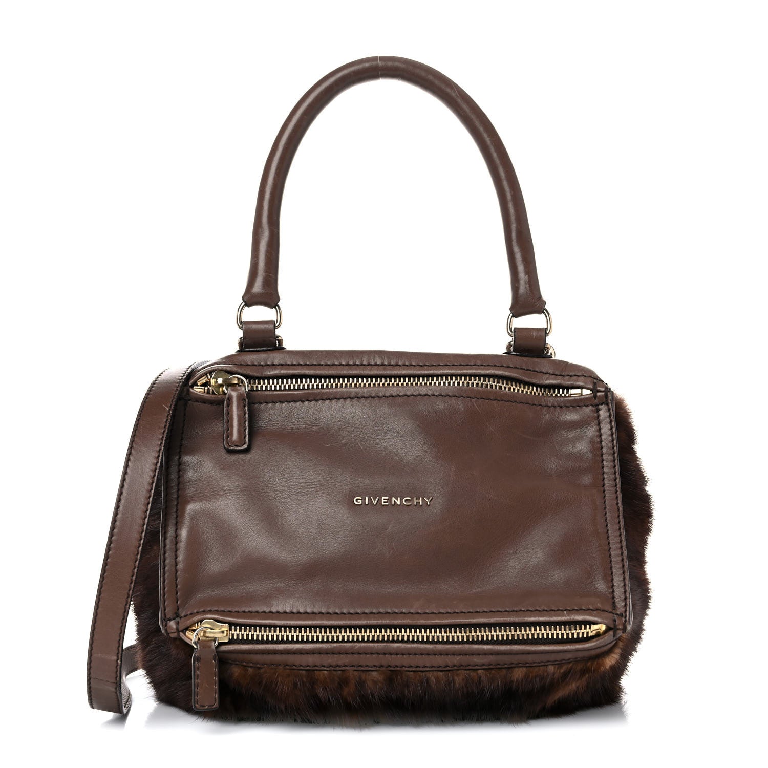 Givenchy Mink Lambskin Small Pandora Brown 1 of 18