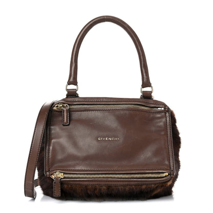 Givenchy Mink Lambskin Small Pandora Brown 1 of 18
