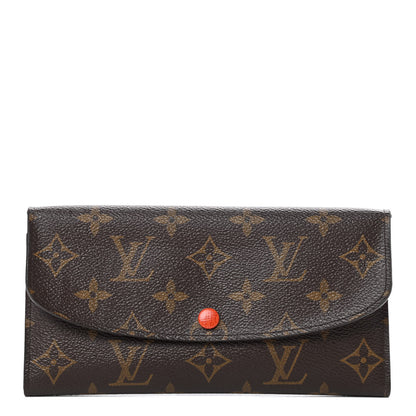 Louis Vuitton Monogram Emilie Wallet Piment 1 of 15
