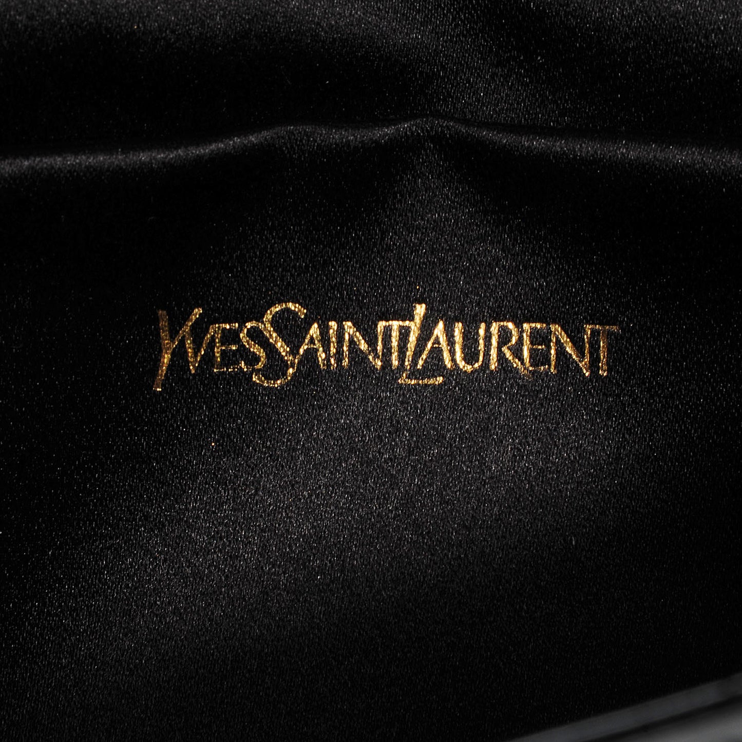 Textured Patent Monogram Large Belle De Jour Clutch Black