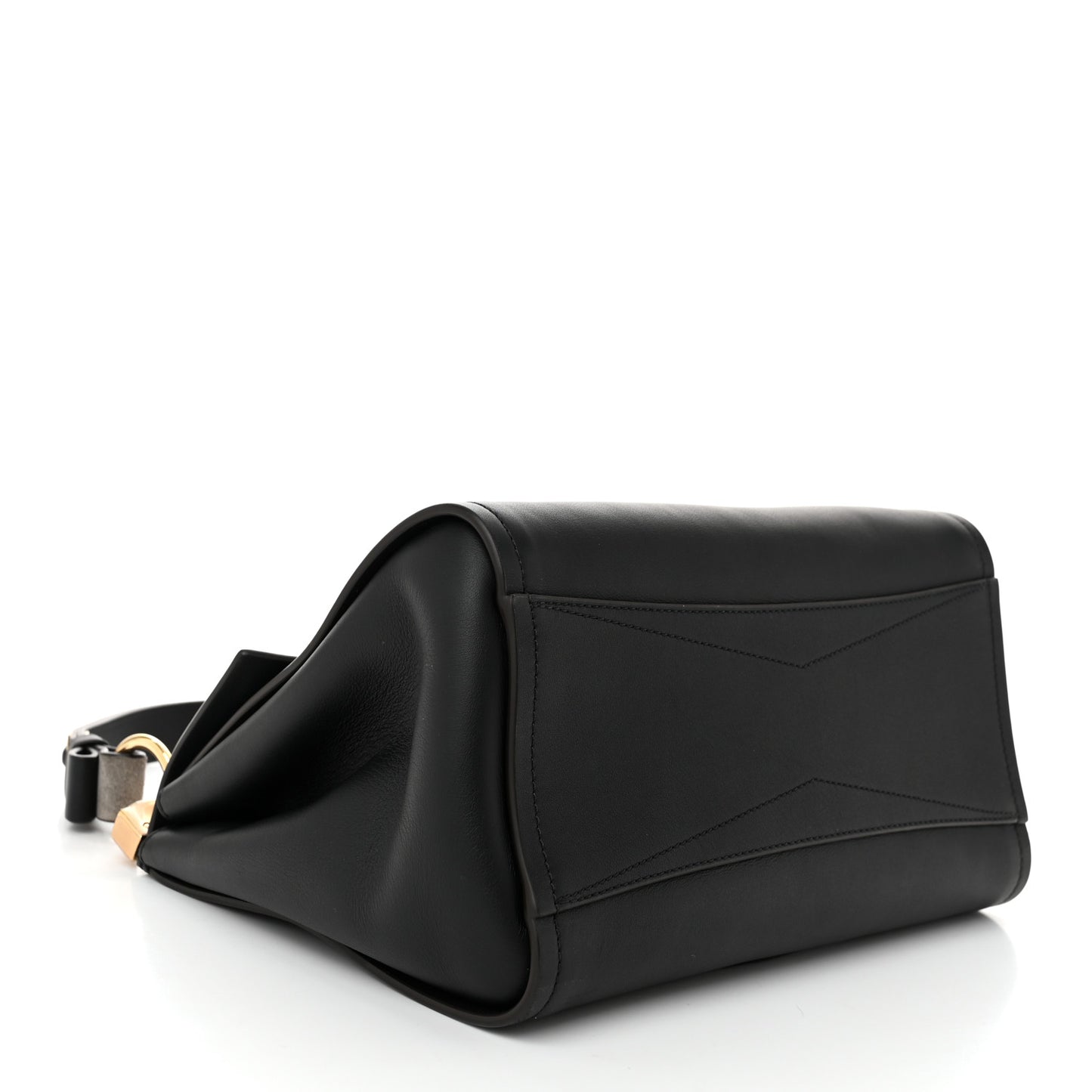 Calfskin Small Mystic Shoulder Bag Black
