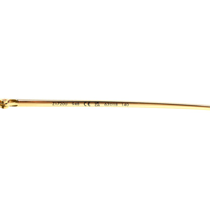 Louis Vuitton Metal LV Charm Cat Eye Sunglasses Z1720U Gold 12 of 16