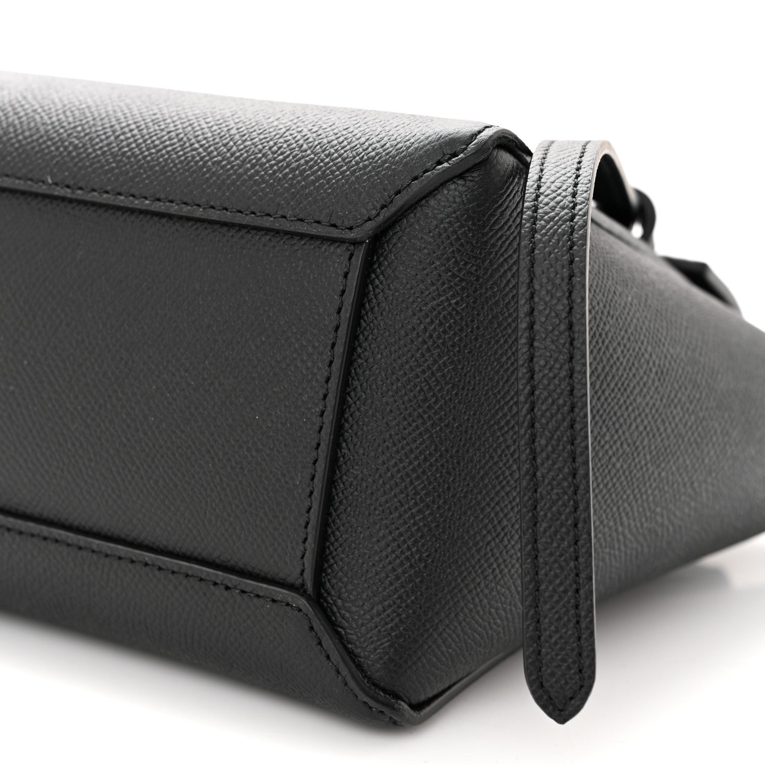 Celine Grained Calfskin Nano Belt Bag Black 10 of 10