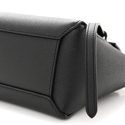 Celine Grained Calfskin Nano Belt Bag Black 10 of 10