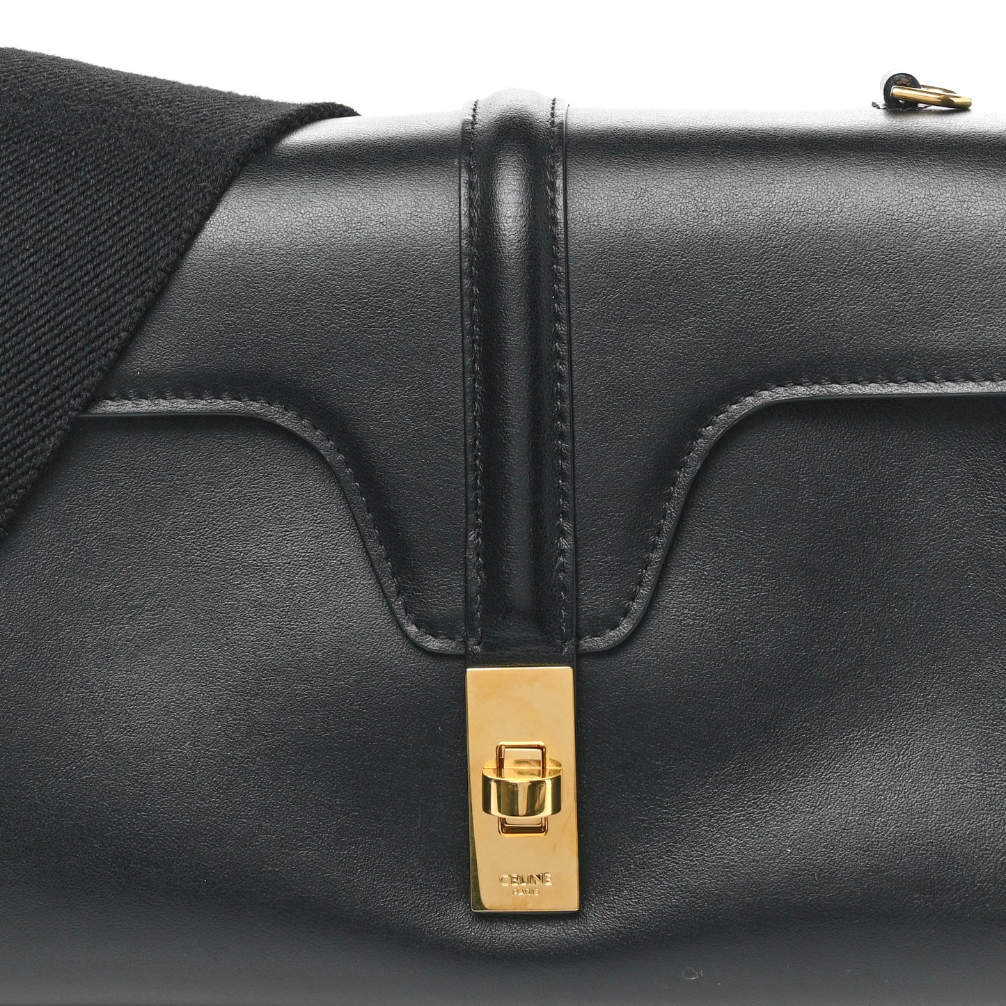 Smooth Calfskin Teen 16 Crossbody Bag Black