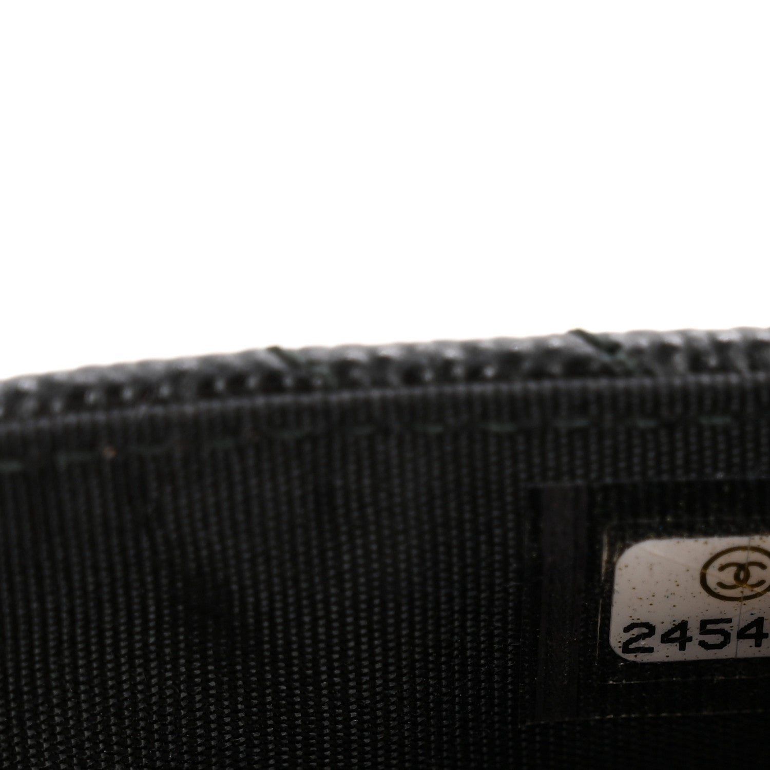 Chanel Caviar Chevron Quilted Boy Flap Card Holder Black 7 of 8