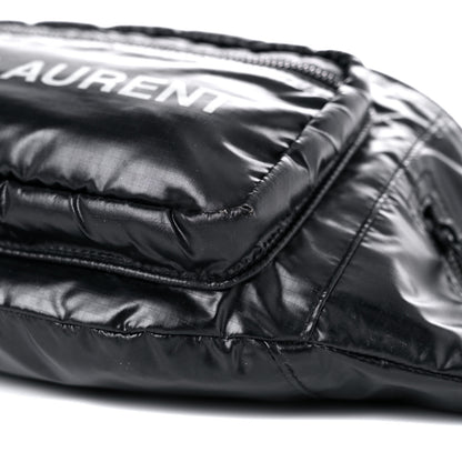 Saint Laurent Nylon Logo Ripstop Body Belt Bag Black 9 of 9