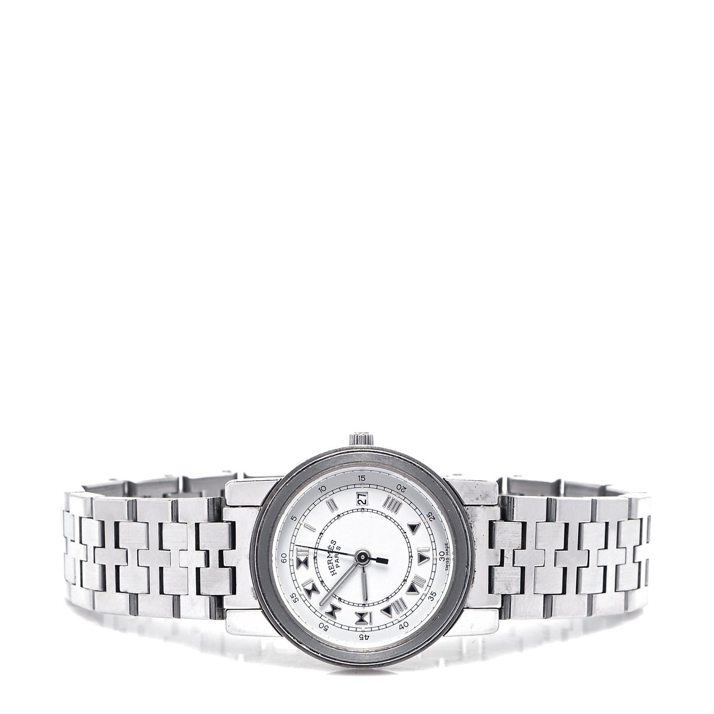 Stainless Steel 26mm Clipper Roman Quartz Watch
