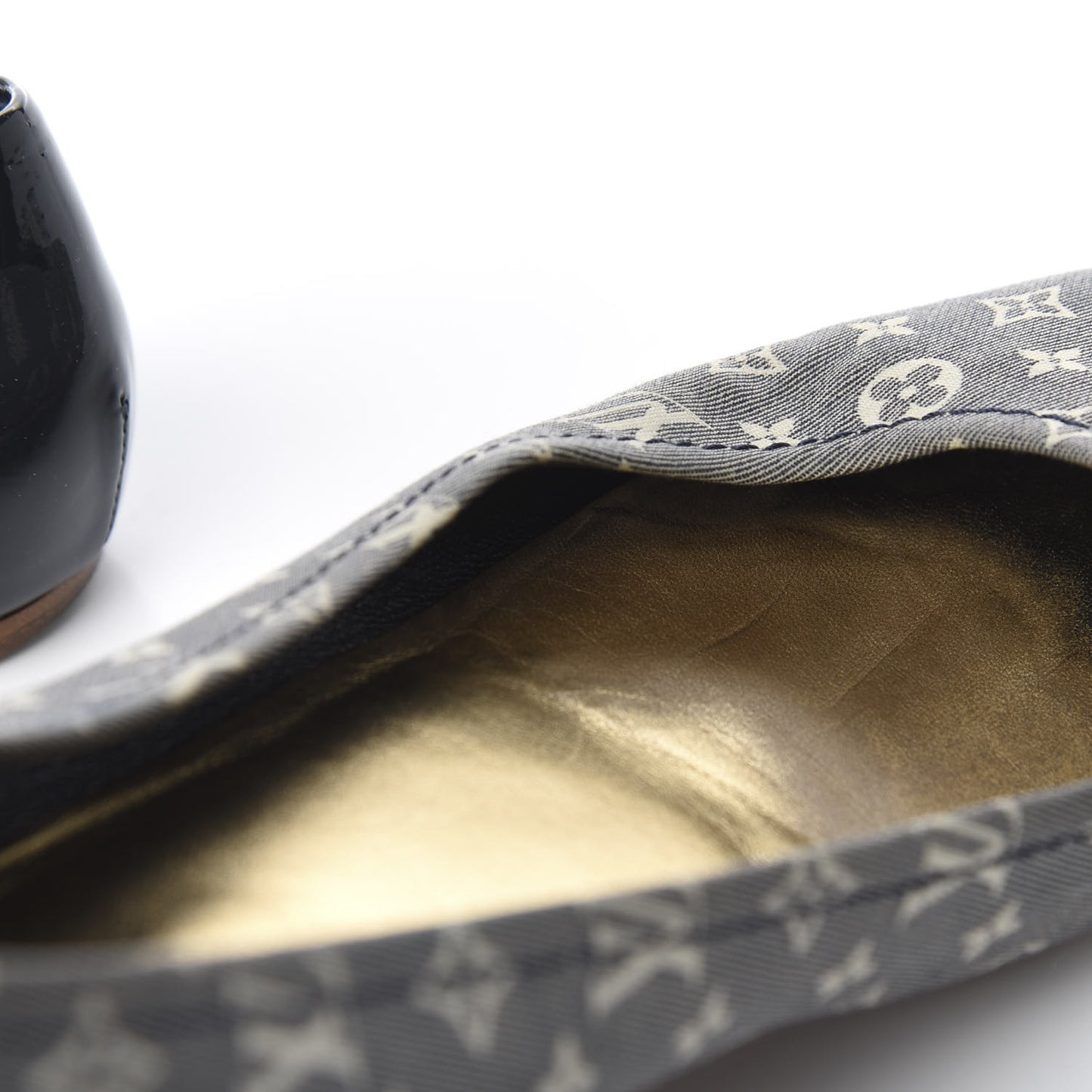Monogram Idylle Ballerina Flats 40 Encre