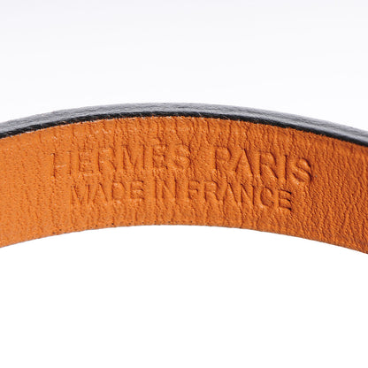 Hermes Chamonix Micro Kelly Single Tour Bracelet Medium Black 8 of 9