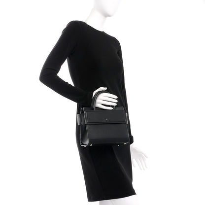 Givenchy Smooth Calfskin Mini Horizon Satchel Black 3 of 8