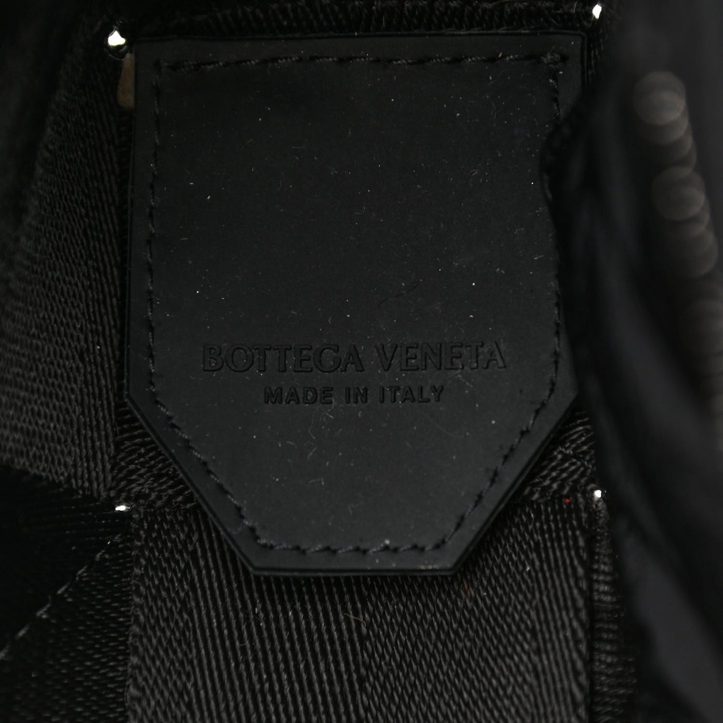 Webbing Maxi Intrecciato Cassette Bag Black