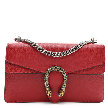 Gucci Dollar Calfskin Swarovski Crystal Small Dionysus Shoulder Bag Hibiscus Red 1 of 10