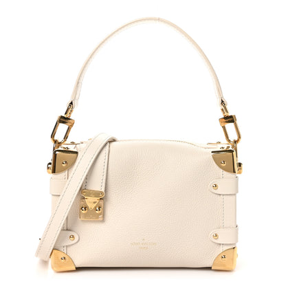Louis Vuitton Calfskin Side Trunk PM Chalk 1 of 8