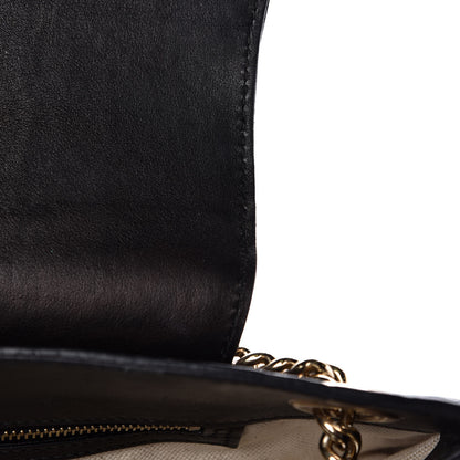 Gucci Guccissima Large Emily Chain Shoulder Bag Black 10 of 13