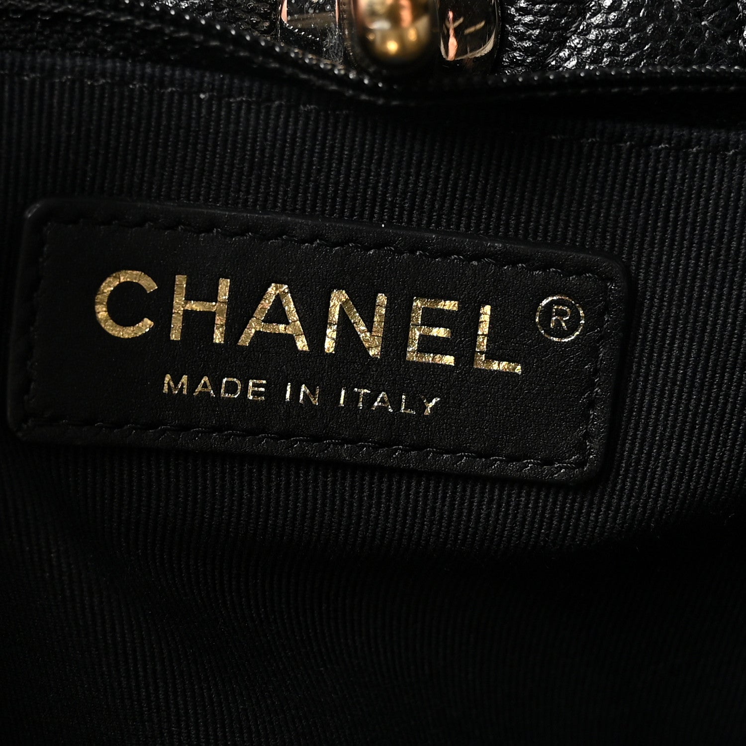 Chanel Caviar Quilted Large Shopping Tote Black 6 of 10