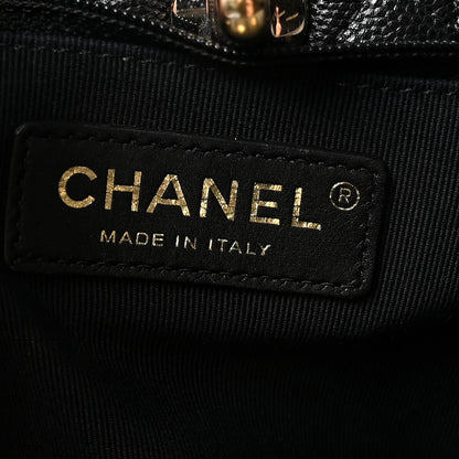 Chanel Caviar Quilted Large Shopping Tote Black 6 of 10