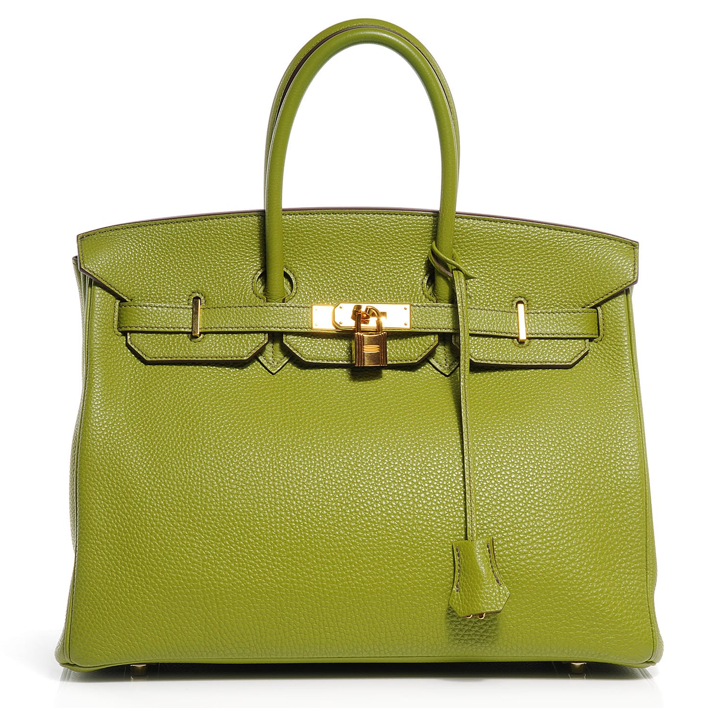 Togo Birkin 35 Vert Anis