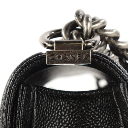 Chanel Caviar Quilted Small Boy Flap Black 6 of 9