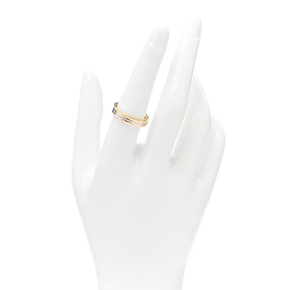 Cartier 18K Pink White Yellow Gold 3.5mm Vendome Louis Cartier Wedding Band Ring 56 7.5 2 of 5