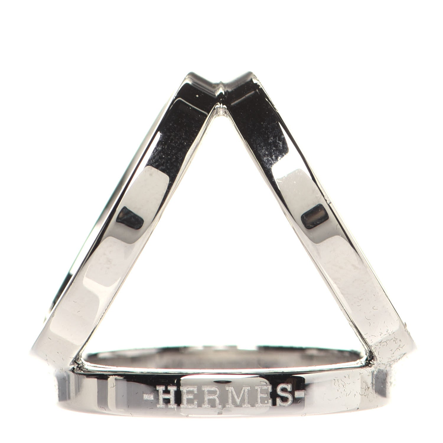 Hermes Palladium Trio Scarf Ring 1 of 6