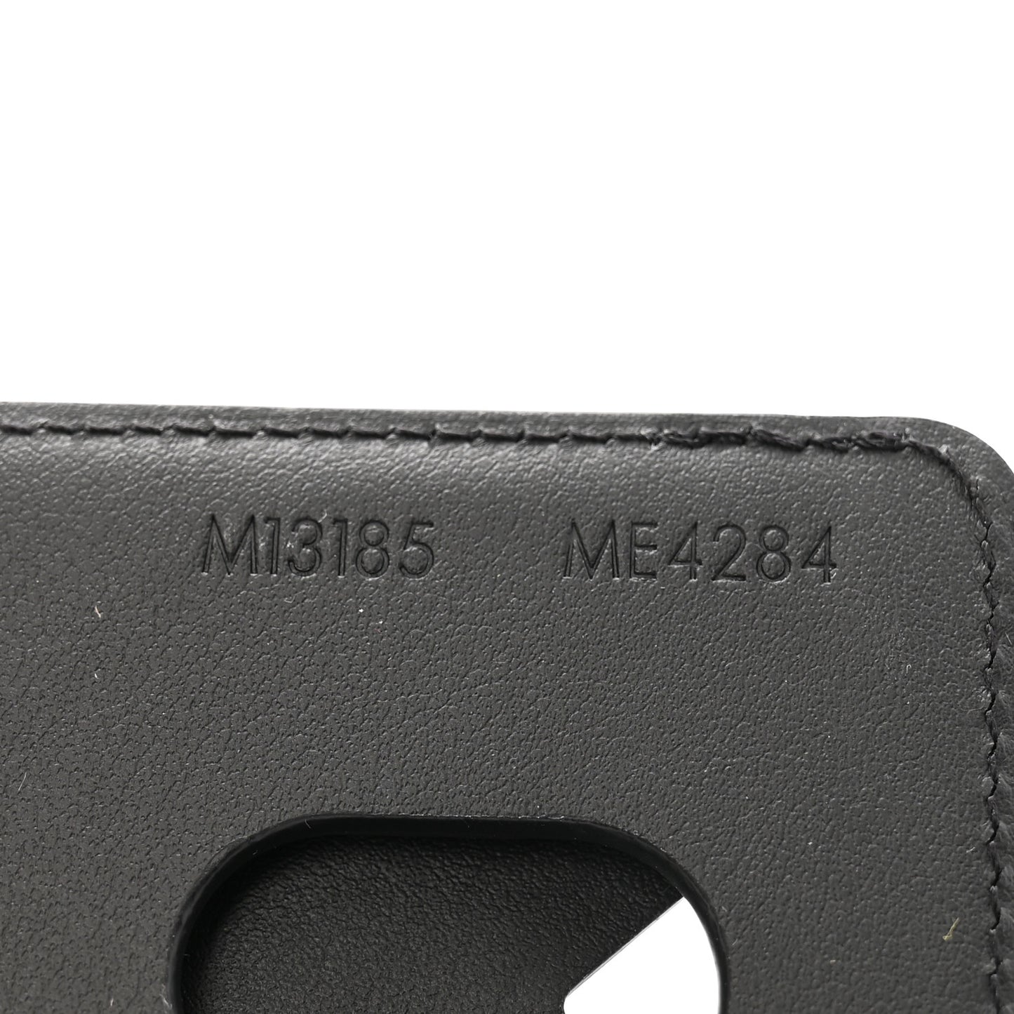 Monogram Macassar Porte-Cartes Magnet Noir