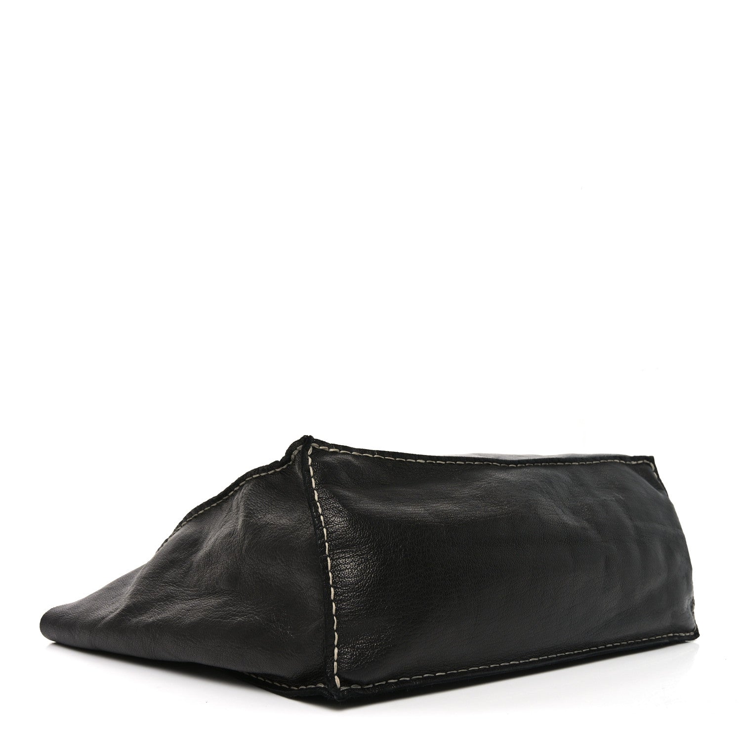 The Row Glossy Nappa Maya E/W Tote Three Black 4 of 9