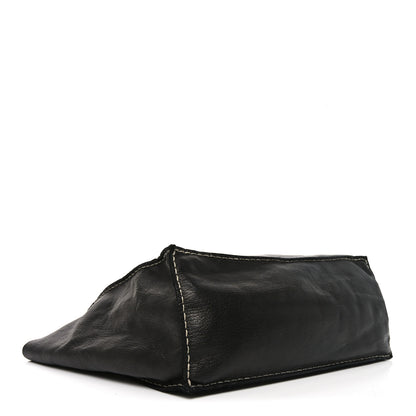 The Row Glossy Nappa Maya E/W Tote Three Black 4 of 9
